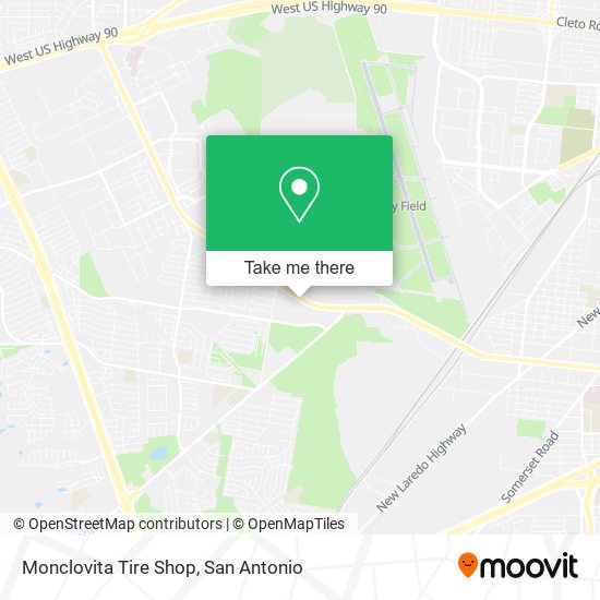 Monclovita Tire Shop map