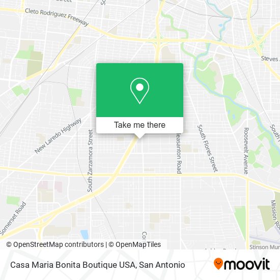 Mapa de Casa Maria Bonita Boutique USA