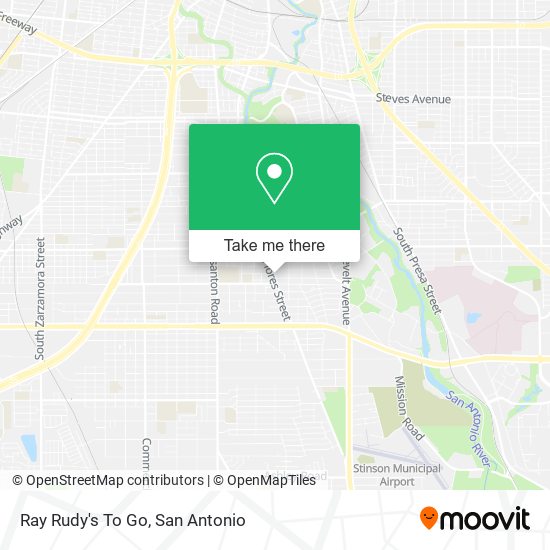 Ray Rudy's To Go map