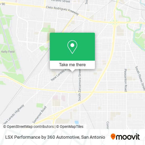 LSX Performance by 360 Automotive map