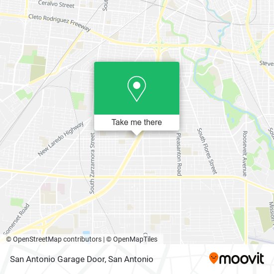 San Antonio Garage Door map