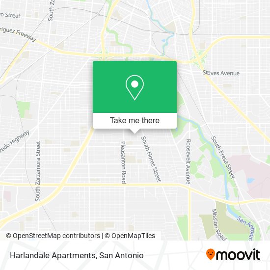 Mapa de Harlandale Apartments
