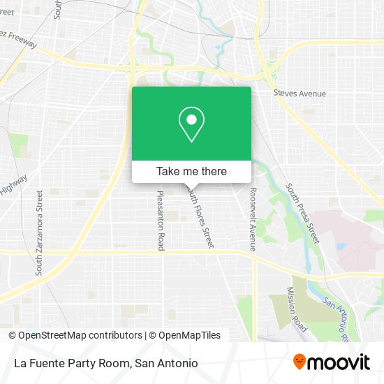 La Fuente Party Room map