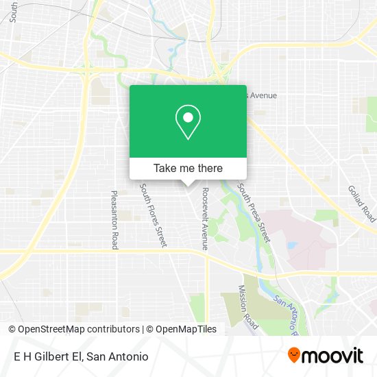 Mapa de E H Gilbert El