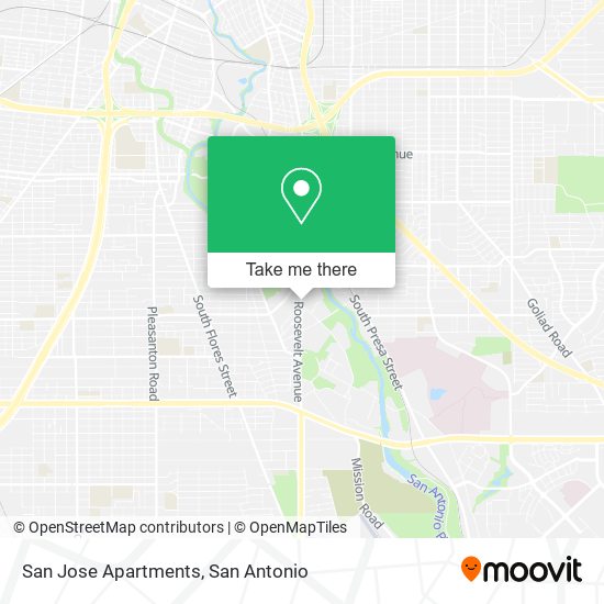 San Jose Apartments map