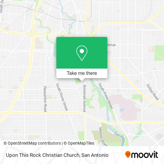 Upon This Rock Christian Church map