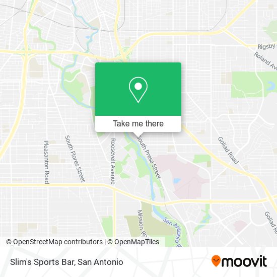 Slim's Sports Bar map