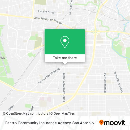 Castro Community Insurance Agency map
