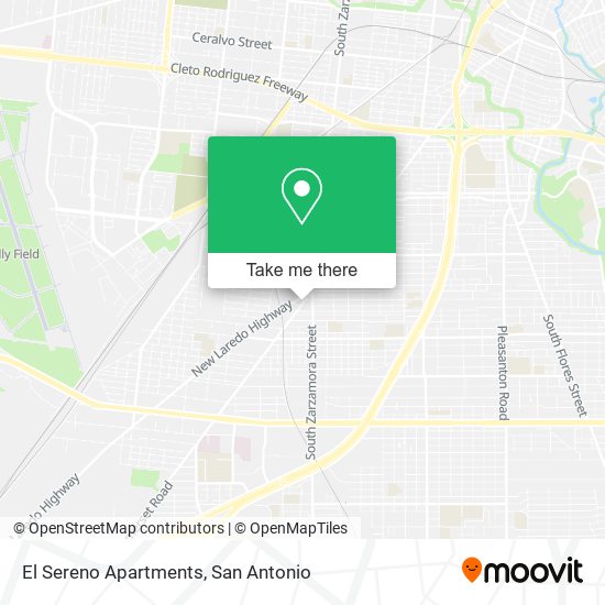 Mapa de El Sereno Apartments