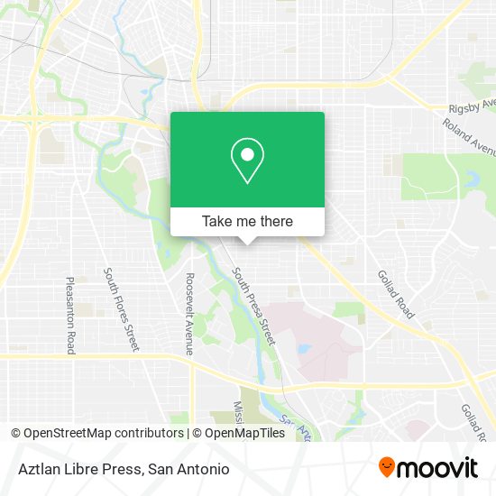 Aztlan Libre Press map