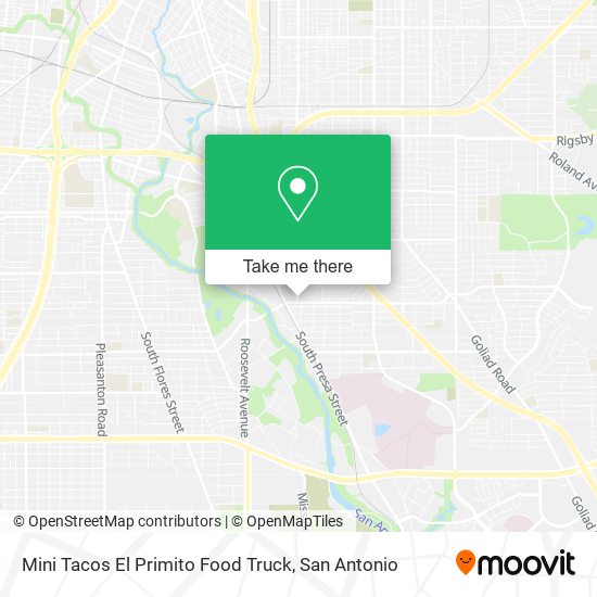 Mapa de Mini Tacos El Primito Food Truck