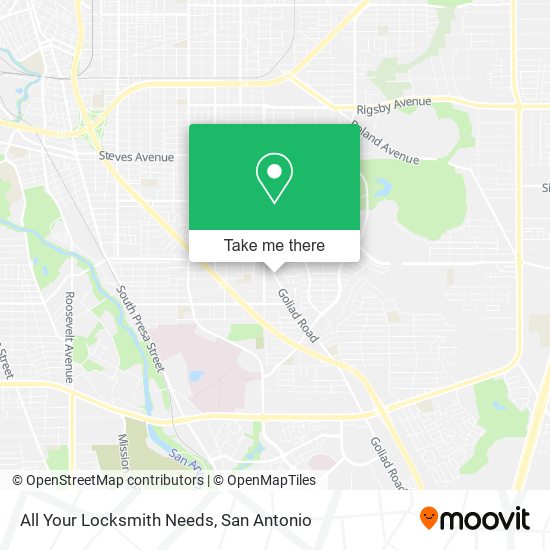 All Your Locksmith Needs map