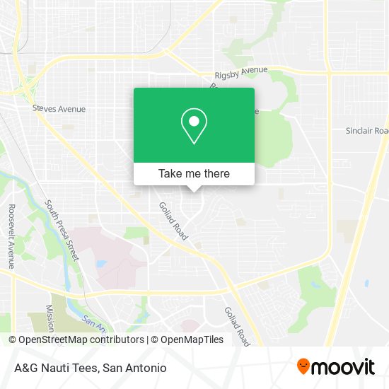 A&G Nauti Tees map