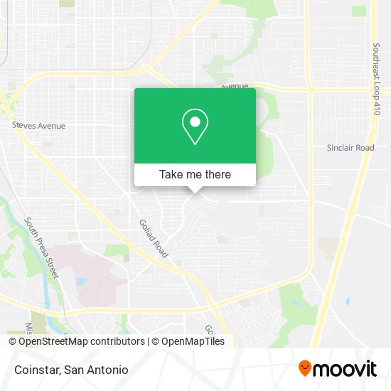Mapa de Coinstar