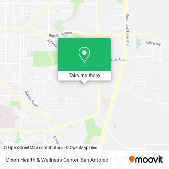 Mapa de Dixon Health & Wellness Center