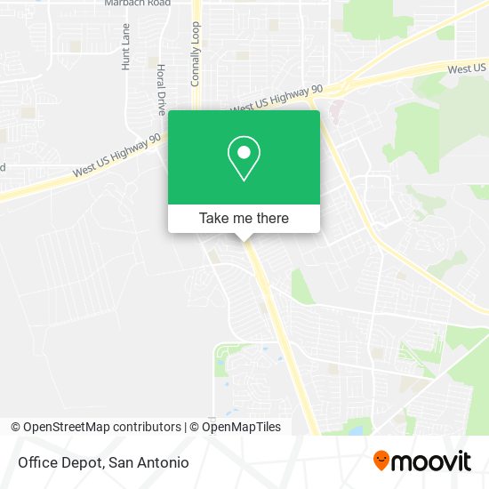 Office Depot map