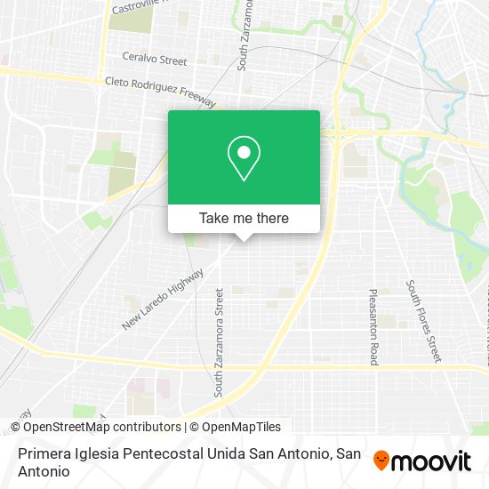 Primera Iglesia Pentecostal Unida San Antonio map