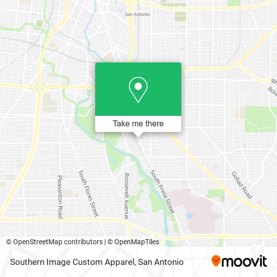 Mapa de Southern Image Custom Apparel