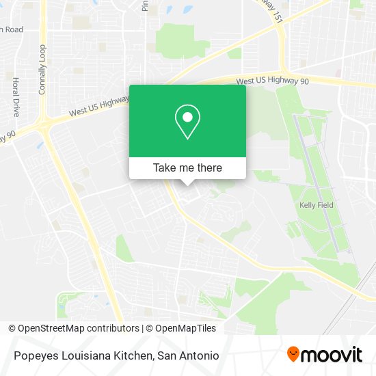 Mapa de Popeyes Louisiana Kitchen