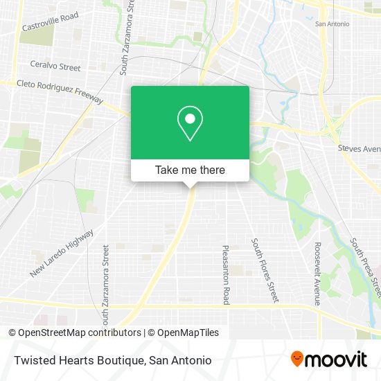 Twisted Hearts Boutique map