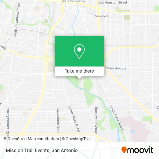 Mission Trail Events map