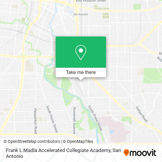Frank L Madla Accelerated Collegiate Academy map