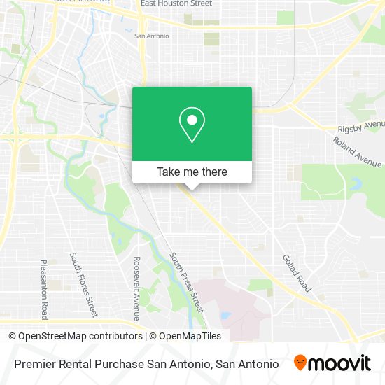 Mapa de Premier Rental Purchase San Antonio