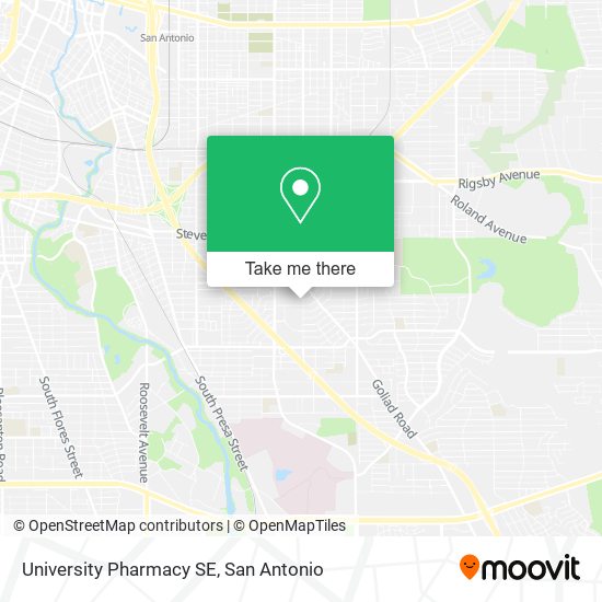 University Pharmacy SE map
