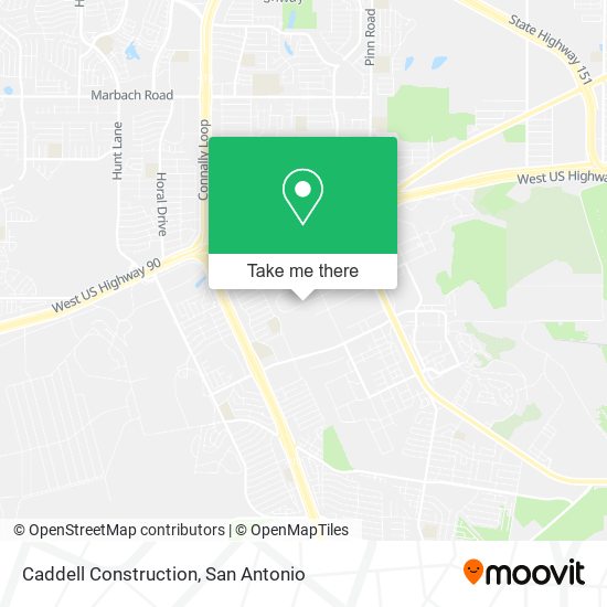 Caddell Construction map