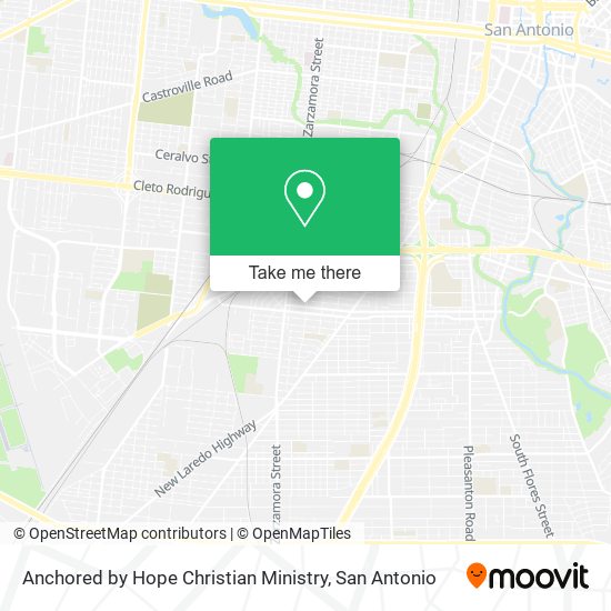Anchored by Hope Christian Ministry map