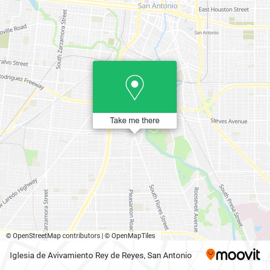 Iglesia de Avivamiento Rey de Reyes map