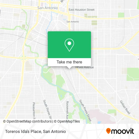 Toreros Ida's Place map