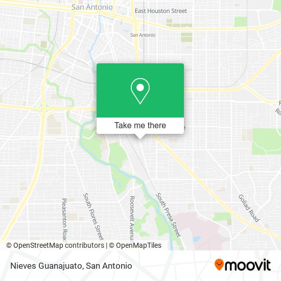 Mapa de Nieves Guanajuato