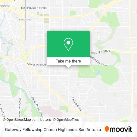 Gateway Fellowship Church Highlands map