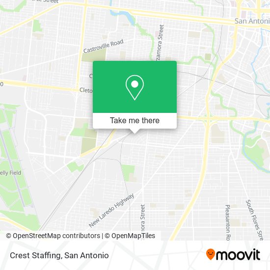 Crest Staffing map