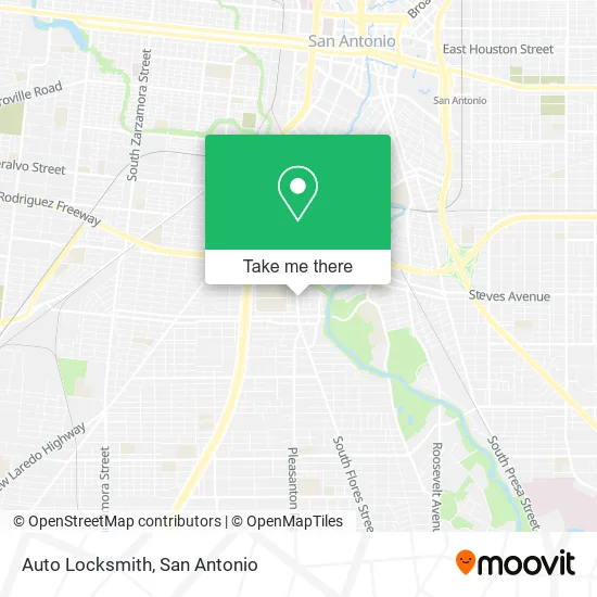 Auto Locksmith map
