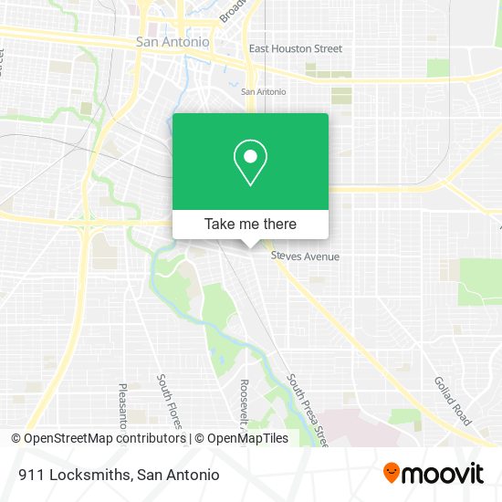 Mapa de 911 Locksmiths