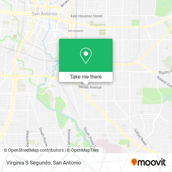 Virginia S Segundo map
