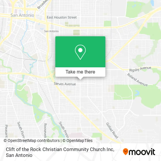 Clift of the Rock Christian Community Church Inc map