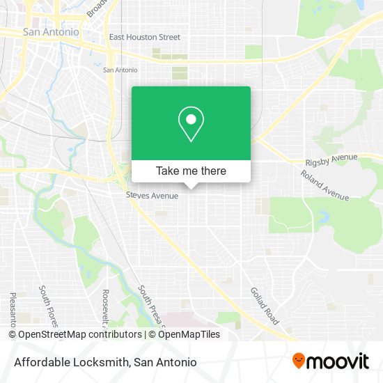 Affordable Locksmith map