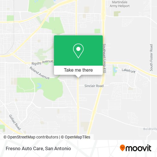 Mapa de Fresno Auto Care