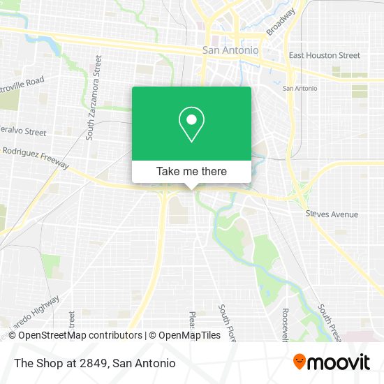 Mapa de The Shop at 2849