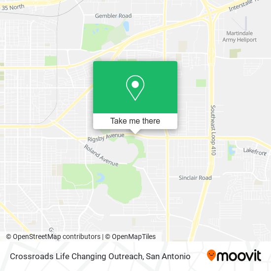 Crossroads Life Changing Outreach map