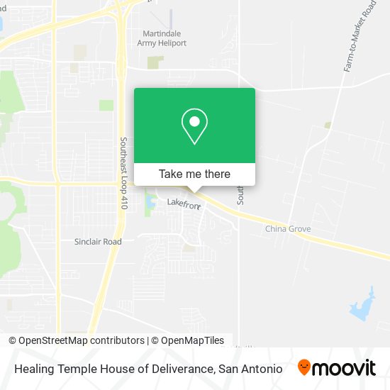 Mapa de Healing Temple House of Deliverance