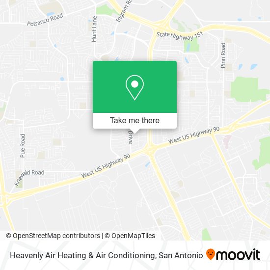 Mapa de Heavenly Air Heating & Air Conditioning