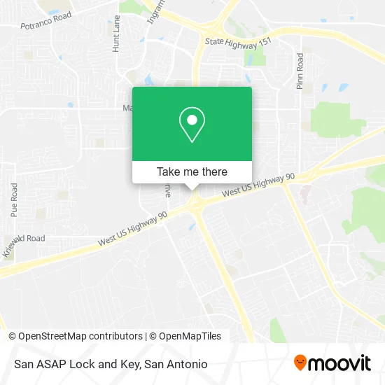 San ASAP Lock and Key map