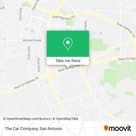 The Car Company map