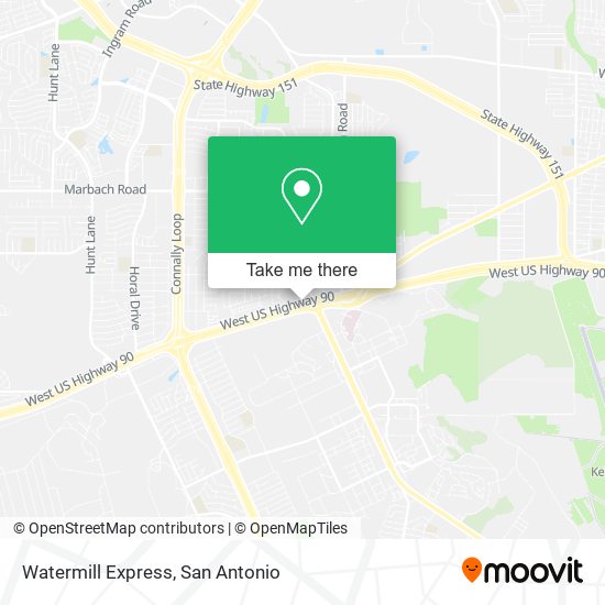 Watermill Express map