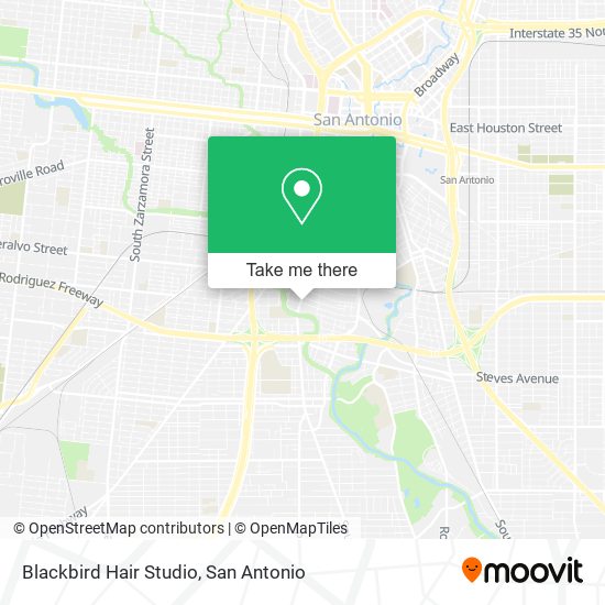 Blackbird Hair Studio map