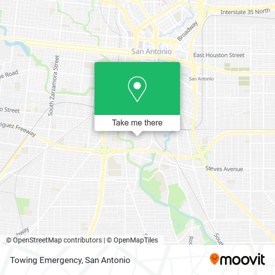 Mapa de Towing Emergency
